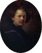 REMBRANDT Harmenszoon van Rijn Self-Portrait oil painting reproduction